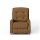 Devon Leather Power Rocking Recliner with Power Headrest