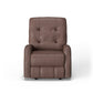 Devon Leather Power Rocking Recliner with Power Headrest