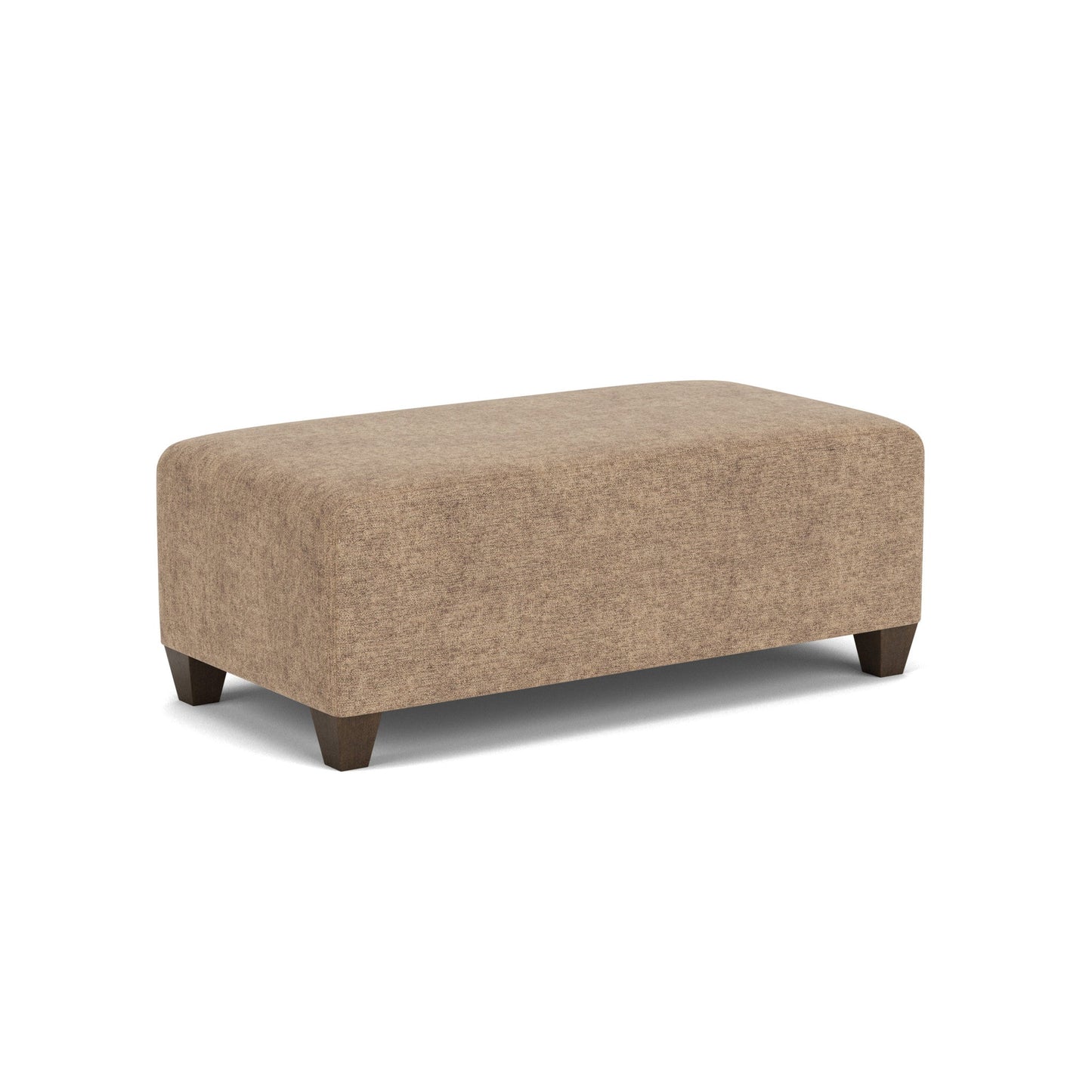 Cascade Fabric Rectangular Cocktail Ottoman