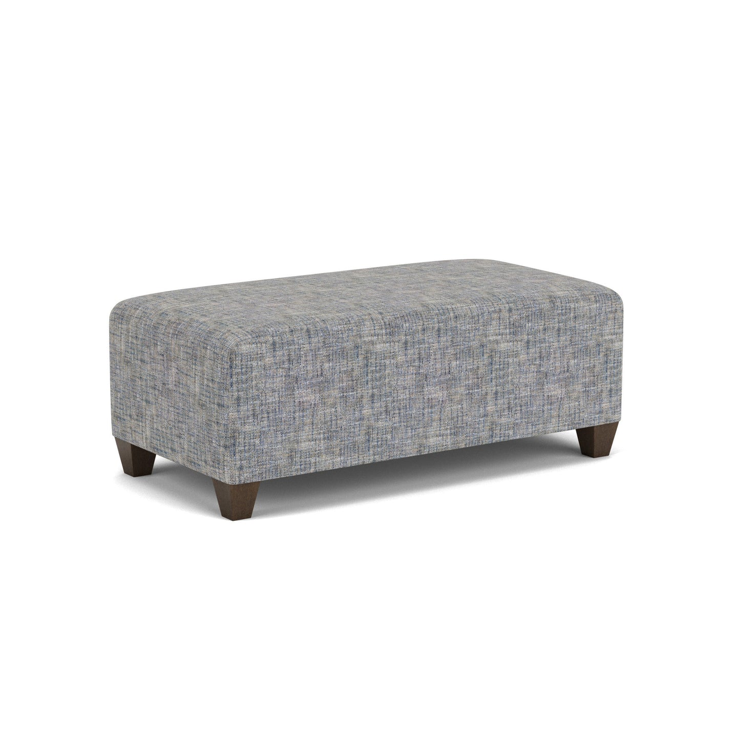 Cascade Fabric Rectangular Cocktail Ottoman