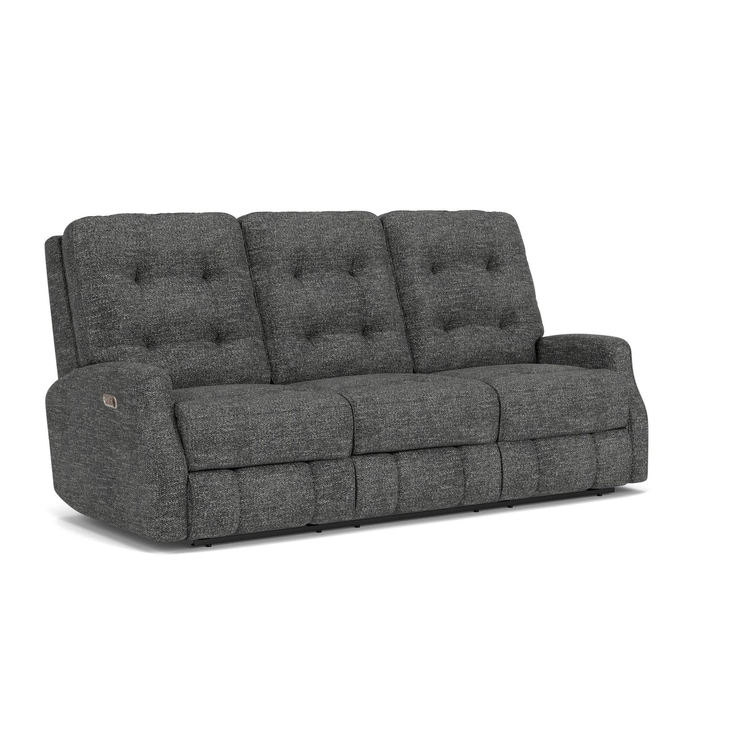 Devon Fabric Power Reclining Sofa with Power Headrests