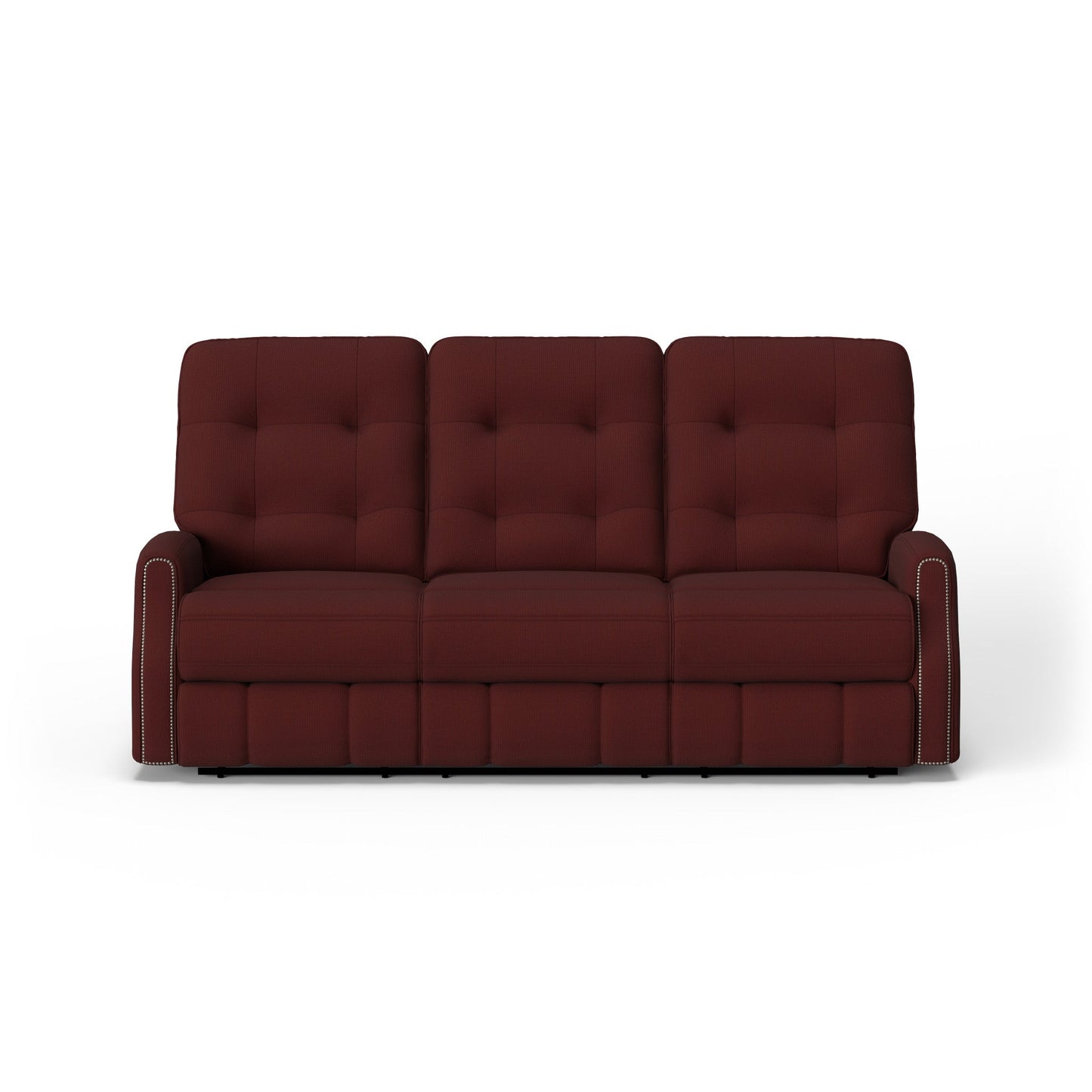 Devon Fabric Power Reclining Sofa with Power Headrests