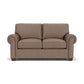 Carson Leather Loveseat
