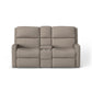 Catalina Leather Power Reclining Loveseat with Console & Power Headrests