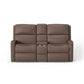 Catalina Leather Power Reclining Loveseat with Console