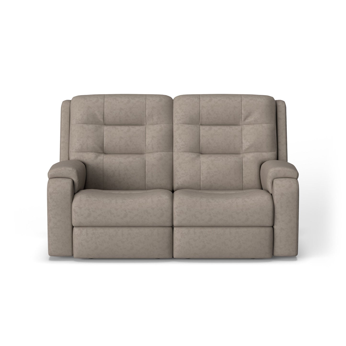 Arlo Leather Power Reclining Loveseat with Power Headrests