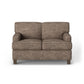 Dempsey Leather Loveseat