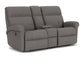 Davis Fabric Power Reclining Loveseat with Console