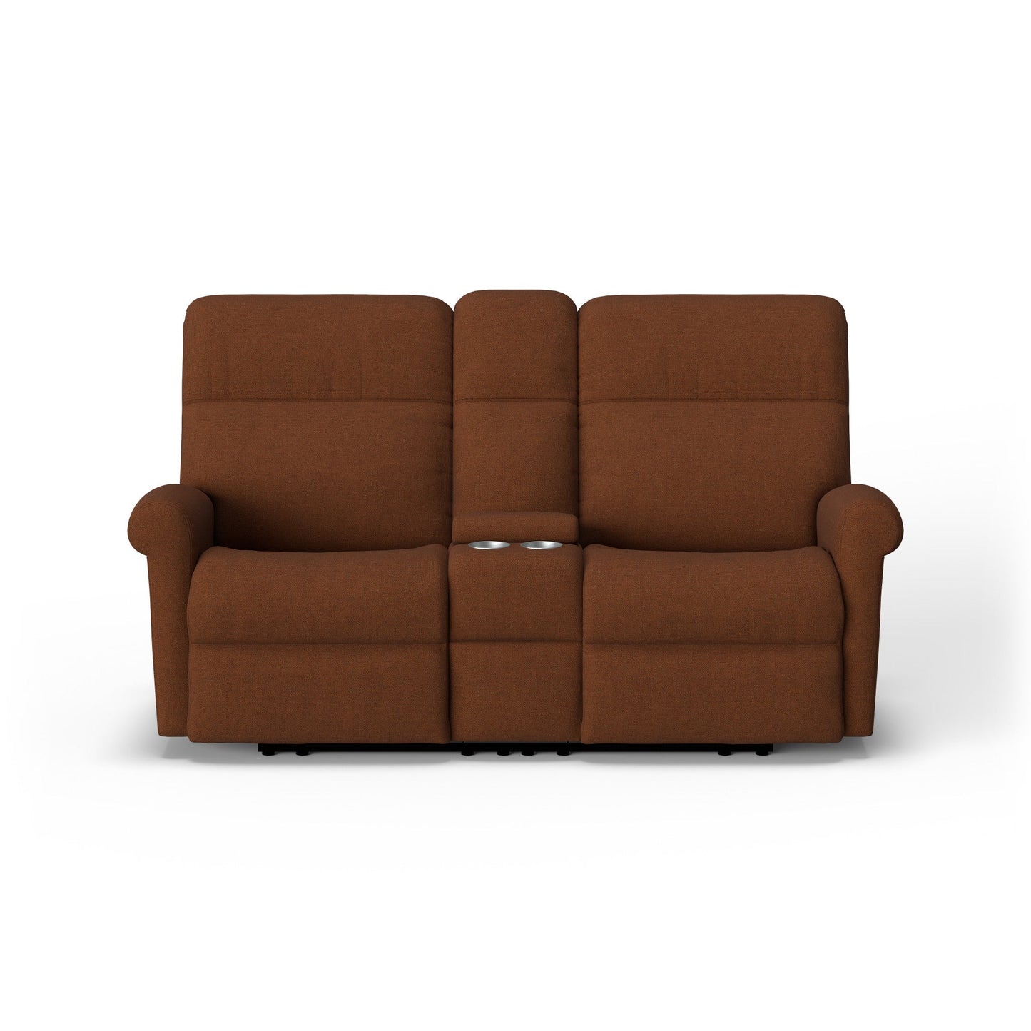 Davis Fabric Power Reclining Loveseat with Console