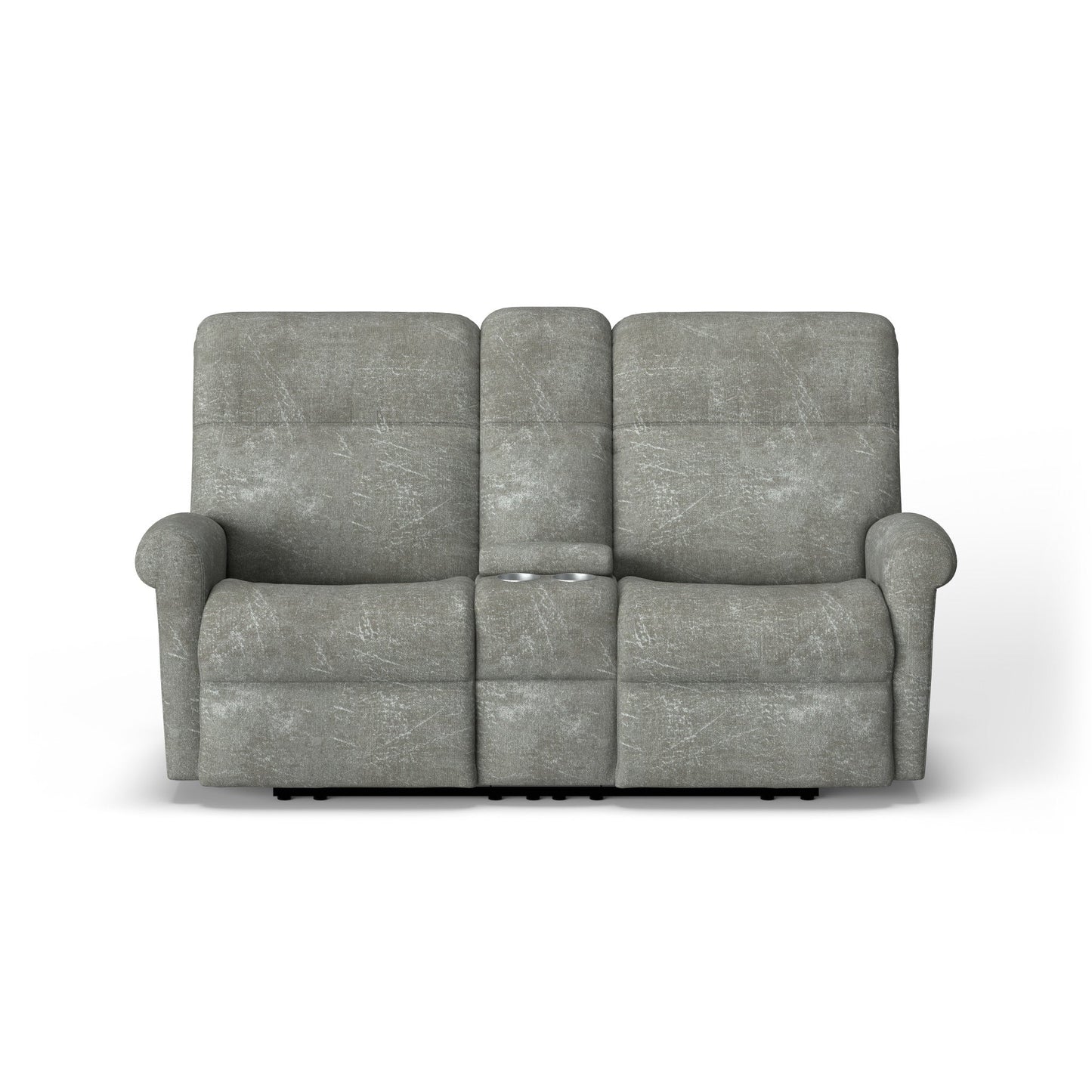 Davis Fabric Power Reclining Loveseat with Console