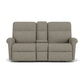 Davis Fabric Power Reclining Loveseat with Console & Power Headrests