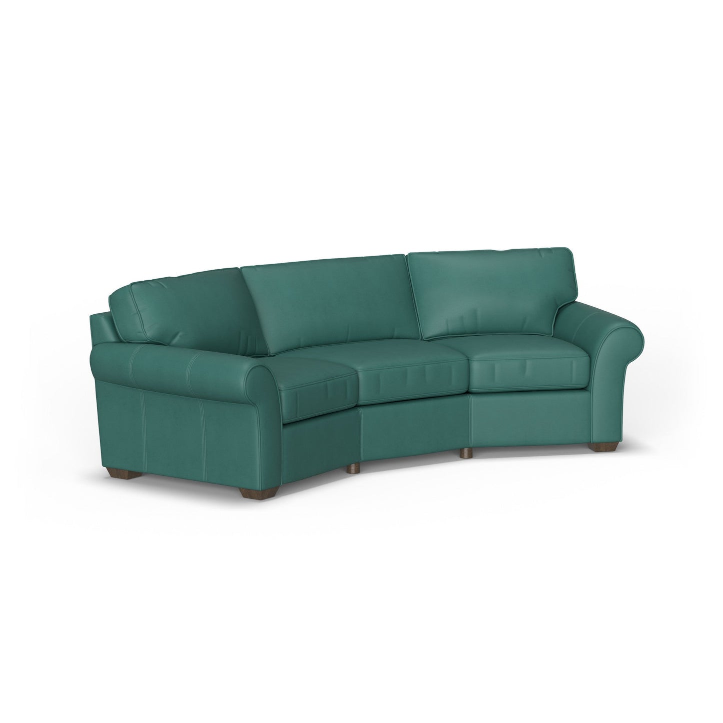 Vail Leather Conversation Sofa
