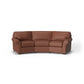 Vail Leather Conversation Sofa