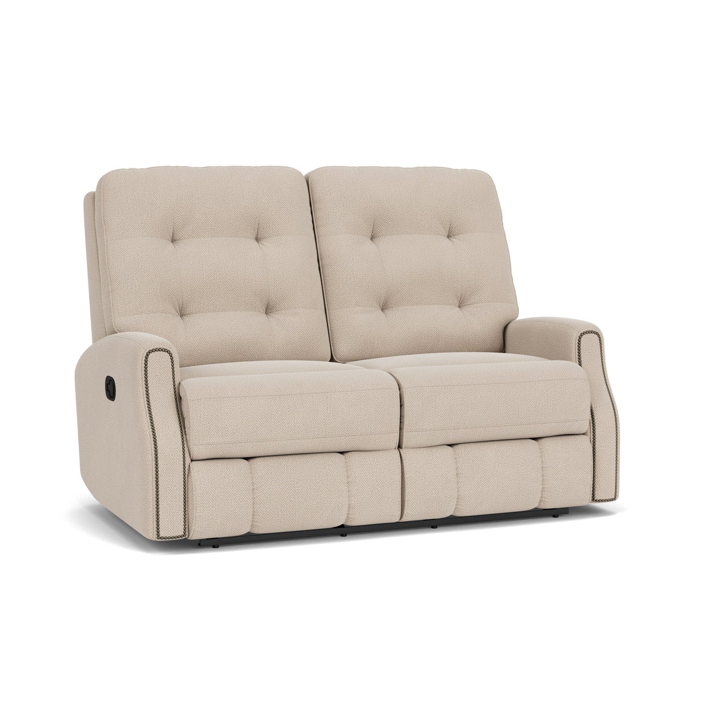 Devon Fabric Reclining Loveseat