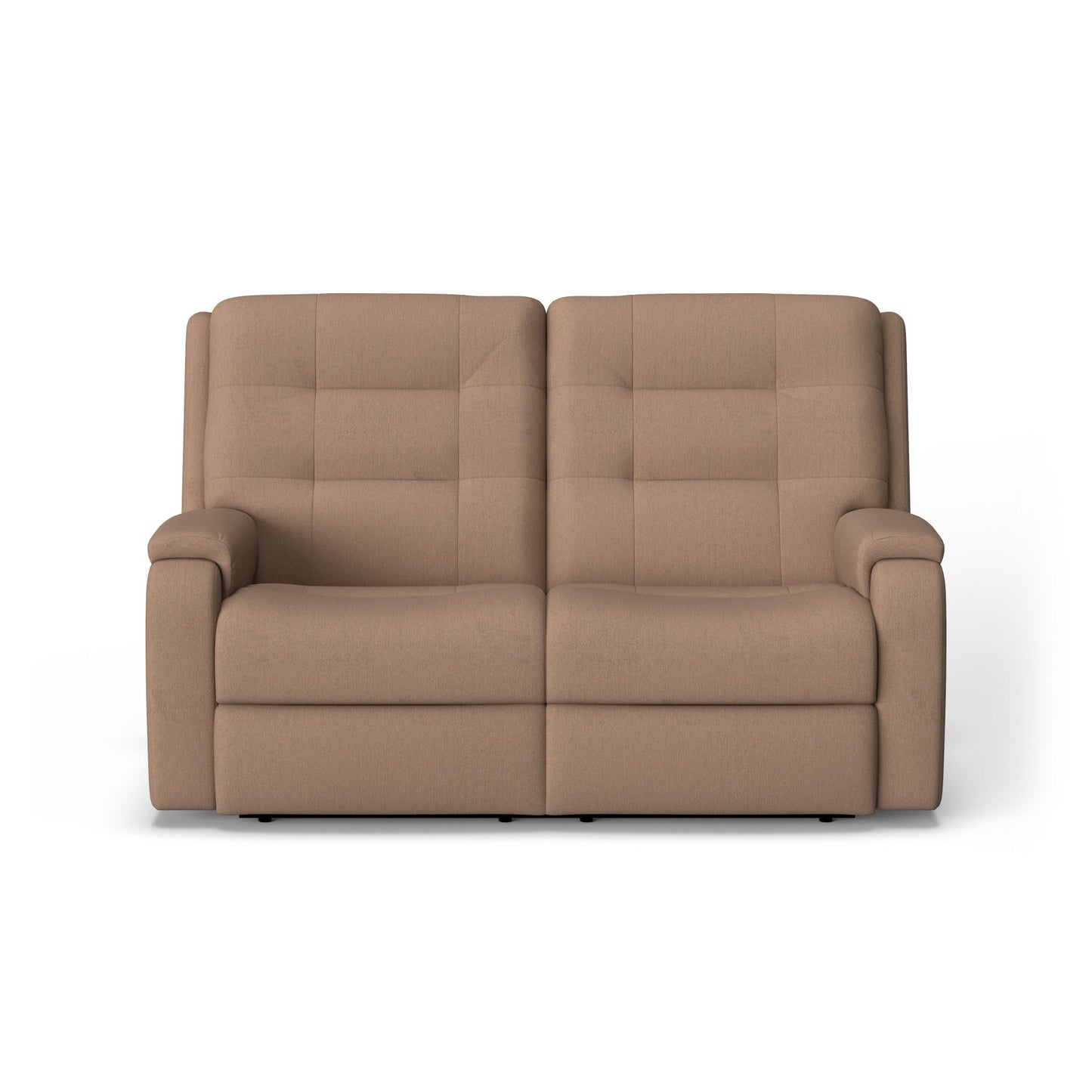 Arlo Fabric Power Reclining Loveseat with Power Headrests & Lumbar