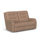 Arlo Fabric Power Reclining Loveseat with Power Headrests & Lumbar