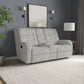 Arlo Fabric Reclining Loveseat with Console