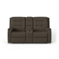Arlo Fabric Power Reclining Loveseat with Console & Power Headrests