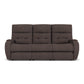 Strait Fabric Power Reclining Sofa with Power Headrests