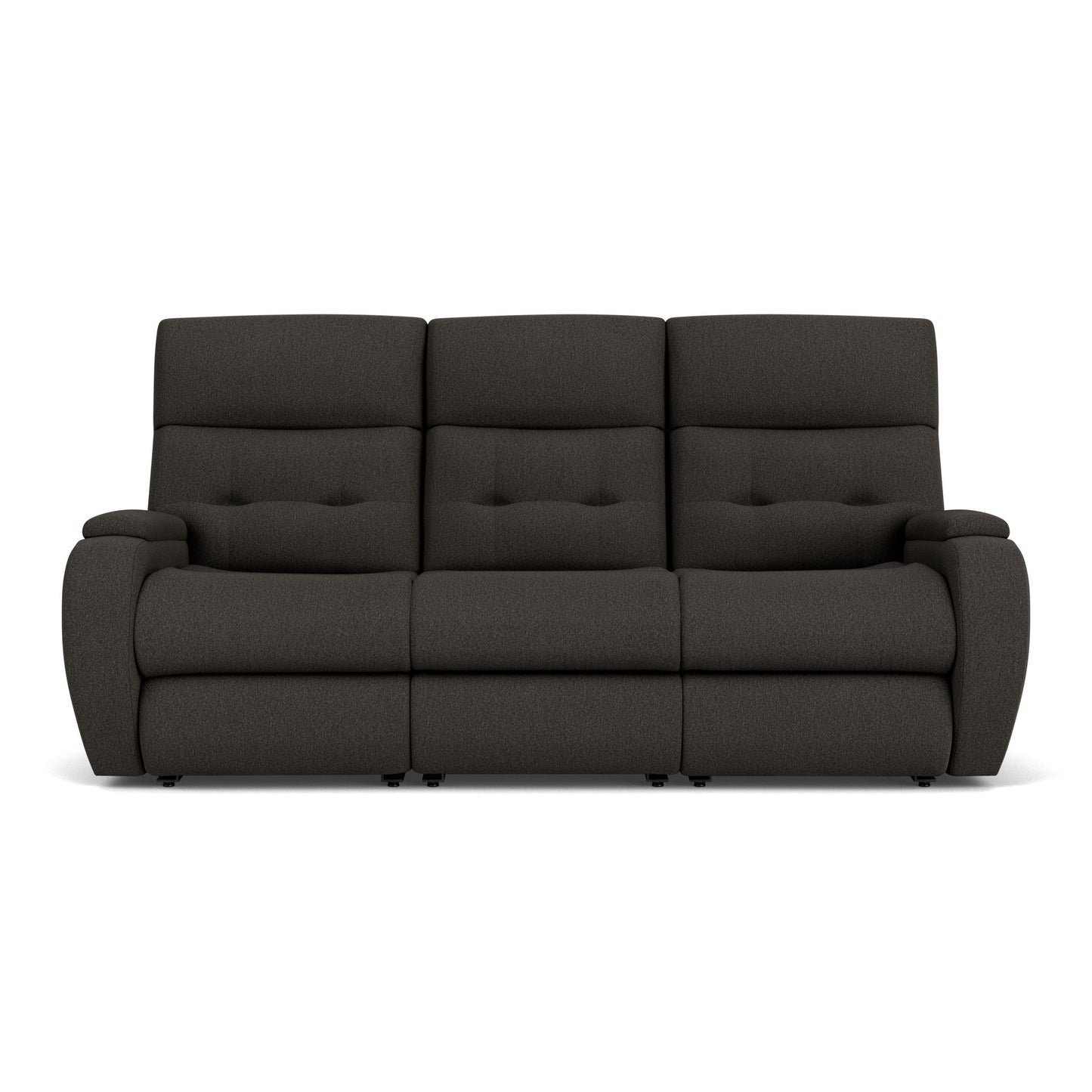Strait Fabric Power Reclining Sofa with Power Headrests