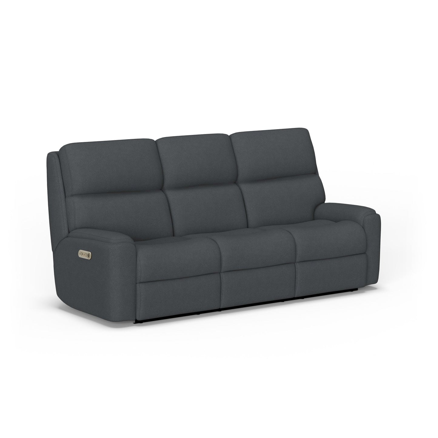 Rio Fabric Power Reclining Sofa with Power Headrests