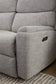 Rio Fabric Power Reclining Sofa with Power Headrests