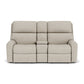 Rio Fabric Power Reclining Loveseat with Console & Power Headrests