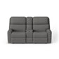 Rio Fabric Power Reclining Loveseat with Console & Power Headrests