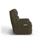 Rio Fabric Power Reclining Loveseat with Console & Power Headrests