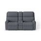 Rio Fabric Reclining Loveseat with Console