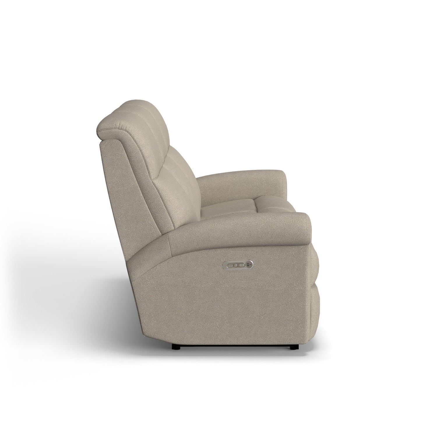 Davis Fabric Power Reclining Sofa with Power Headrests