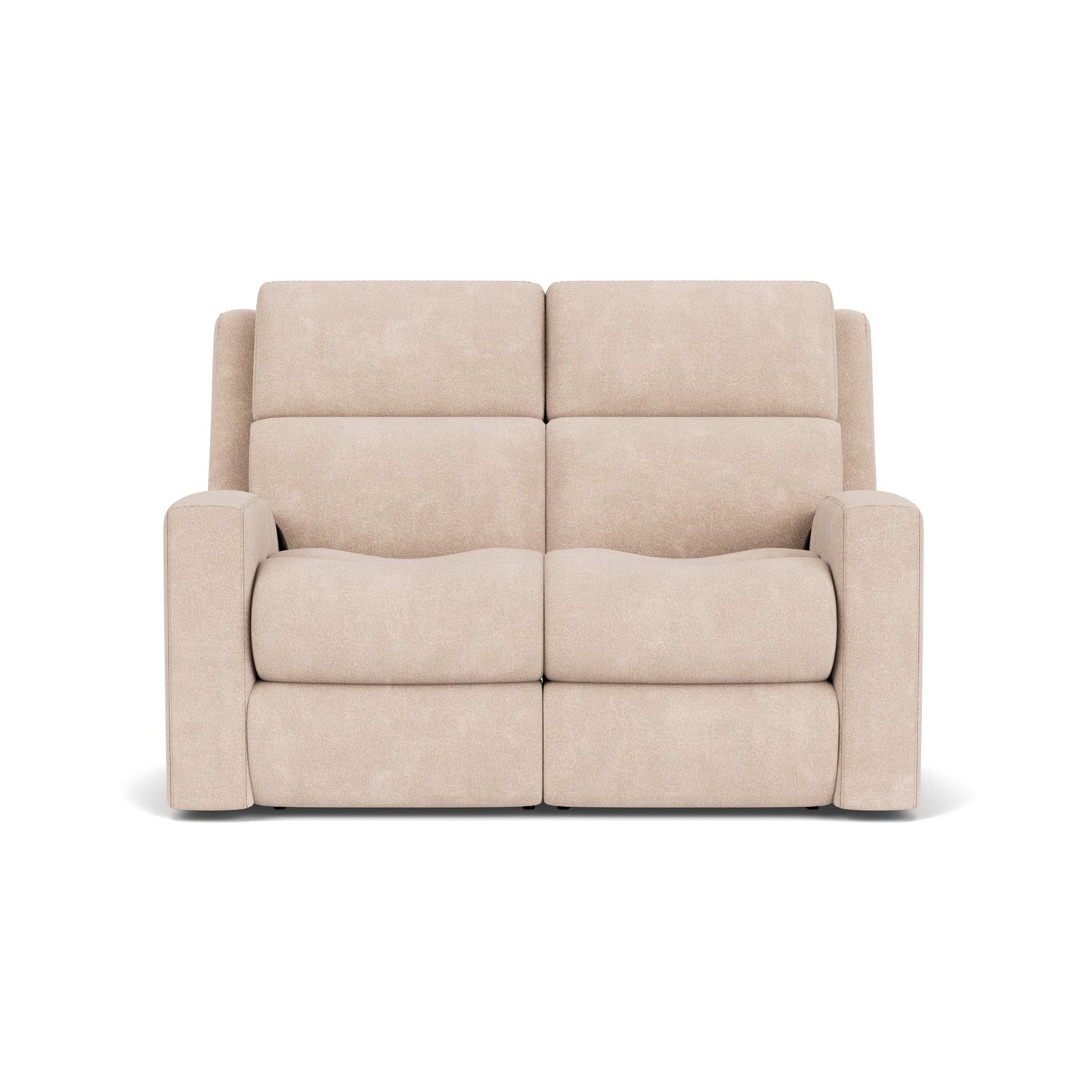 Score Fabric Power Reclining Loveseat with Power Headrests & Lumbar