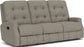 Devon Fabric Reclining Sofa