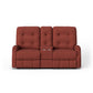 Devon Fabric Power Reclining Loveseat with Console & Power Headrests