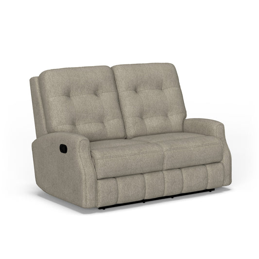Devon Fabric Reclining Loveseat