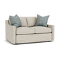 Sky Fabric Loveseat