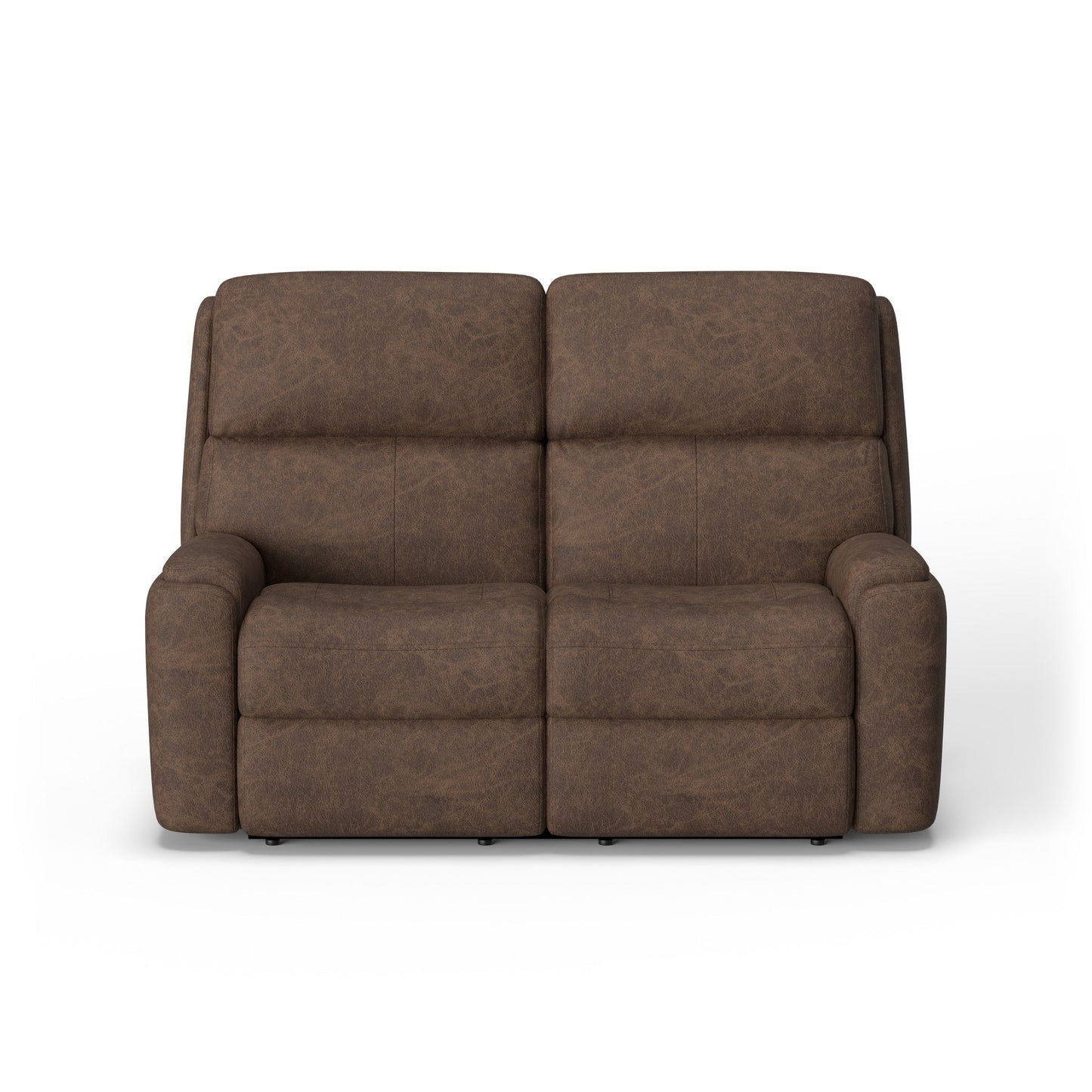 Rio Leather Power Reclining Loveseat with Power Headrests