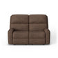 Rio Leather Power Reclining Loveseat with Power Headrests
