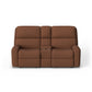 Rio Leather Power Reclining Loveseat with Console