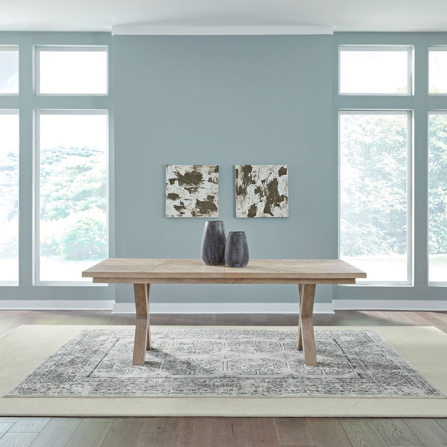 Brentwood - Double Pedestal Table Set