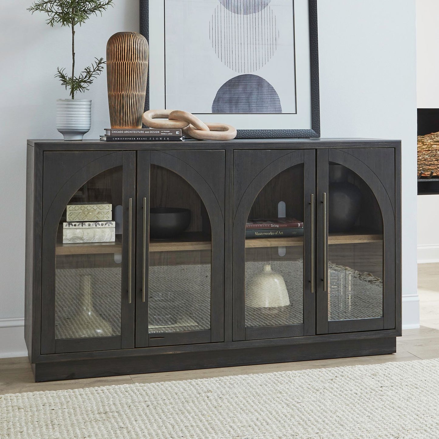 Archway - 4 Door Accent Cabinet