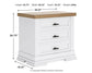 Ashbryn King Panel Storage Bed with Mirrored Dresser, Chest and Nightstand