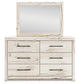 Lawroy Full Panel Storage Bed with Mirrored Dresser, Chest and Nightstand