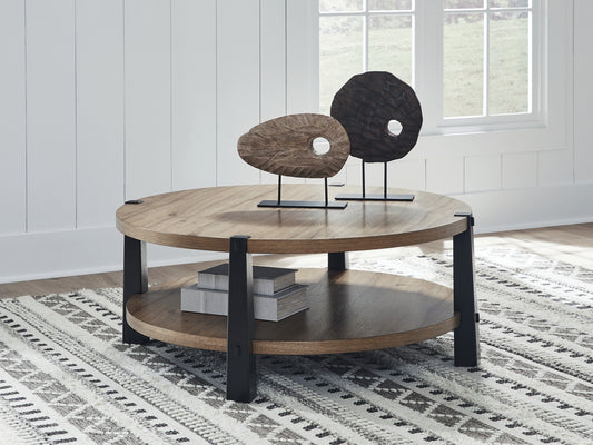 Ridgester Round Cocktail Table