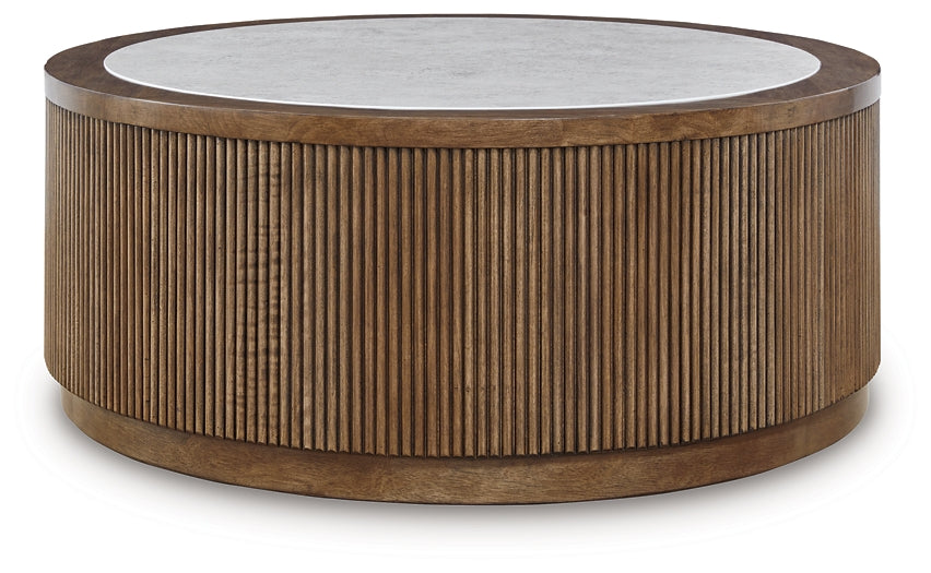 Hadonna Round Cocktail Table