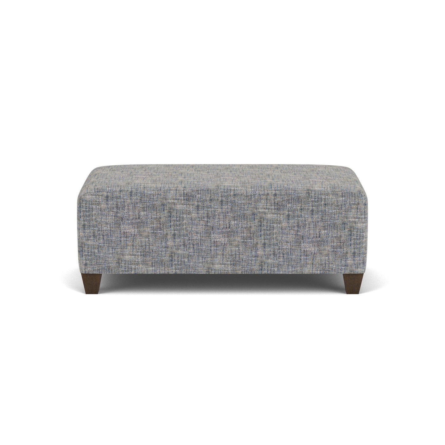 Cascade Fabric Rectangular Cocktail Ottoman