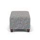 Cascade Fabric Rectangular Cocktail Ottoman
