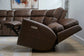 Score Leather Power Reclining Sectional with Power Headrest & Lumbar