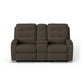 Kerrie Fabric Power Reclining Loveseat with Console