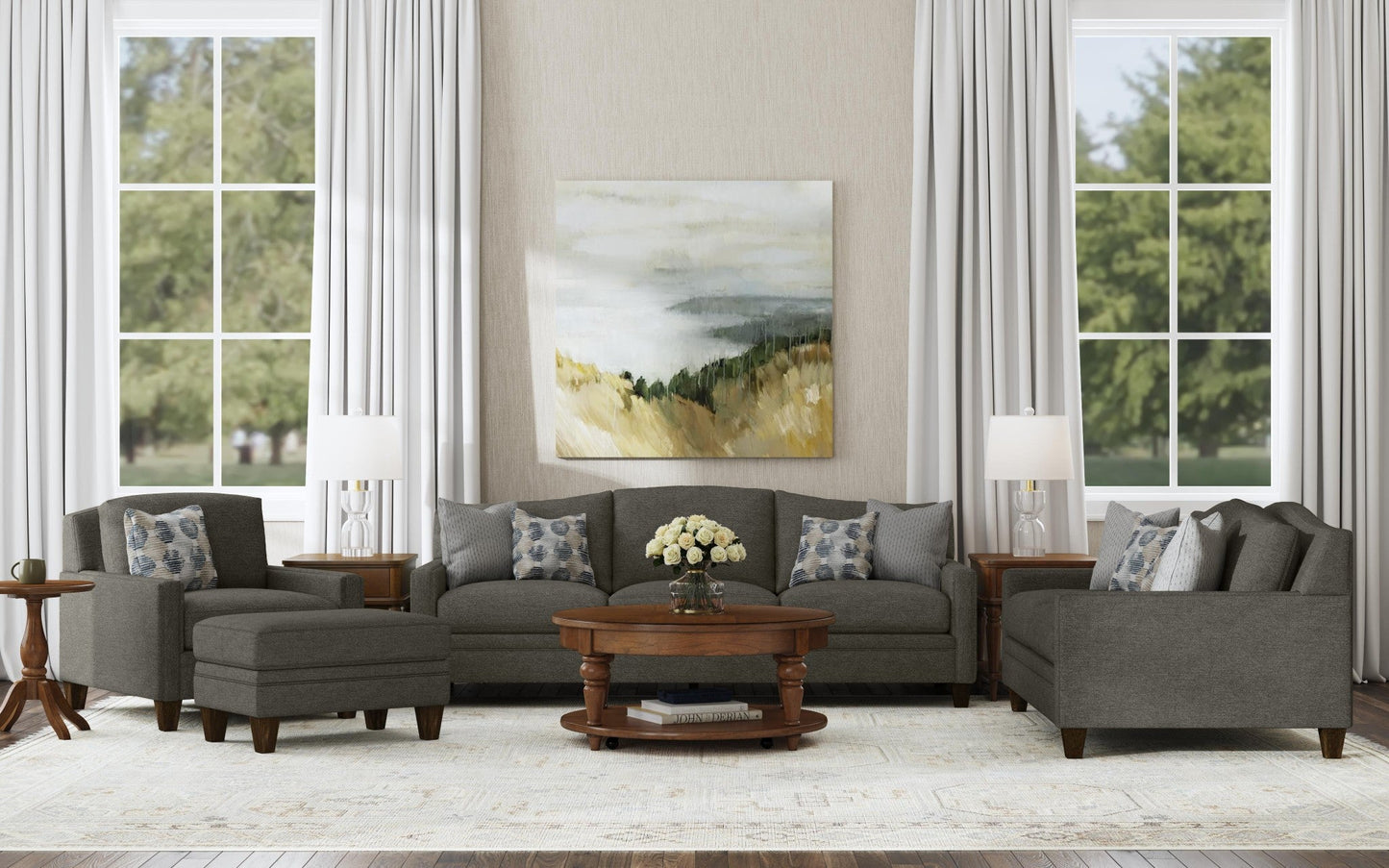 Lottie Fabric Loveseat